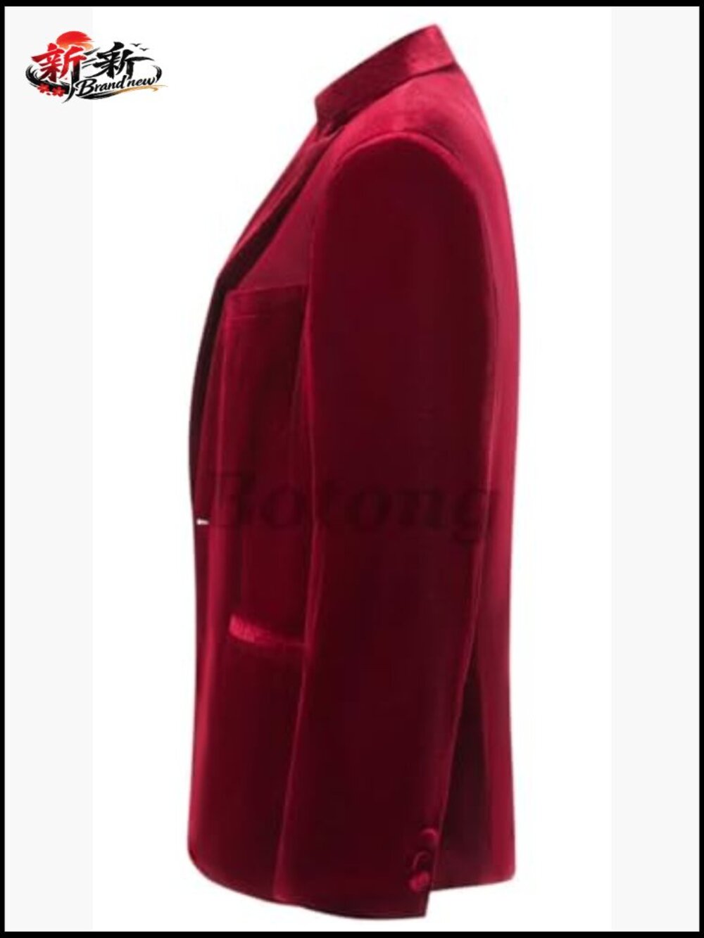 3PC Women's Velvet Pant Suit Blazer Vest Pants Prom Tuxedo Office Work - Picture 3 of 7